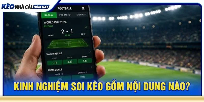 Kinh nghiệm soi kèo là thông tin hữu ích cho mỗi người hâm mộ