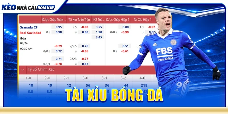 tài xỉu bóng đá