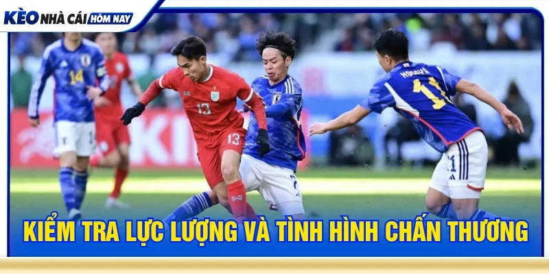 Cách phân tích đội bóng trước trận kiểm tra lịch sử chấn thương
