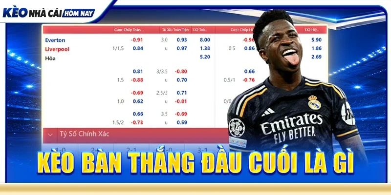 kèo bàn thắng đầu cuối là gì