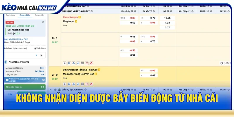 Tại sao cá độ bóng đá luôn thua là do không biết đọc bảng kèo